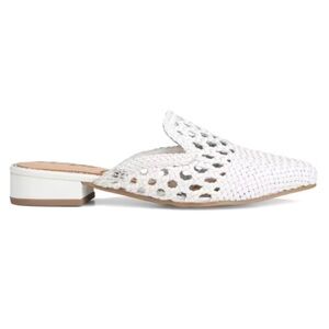 Sam Edelman Clara Woven Leather Slip-On Mules